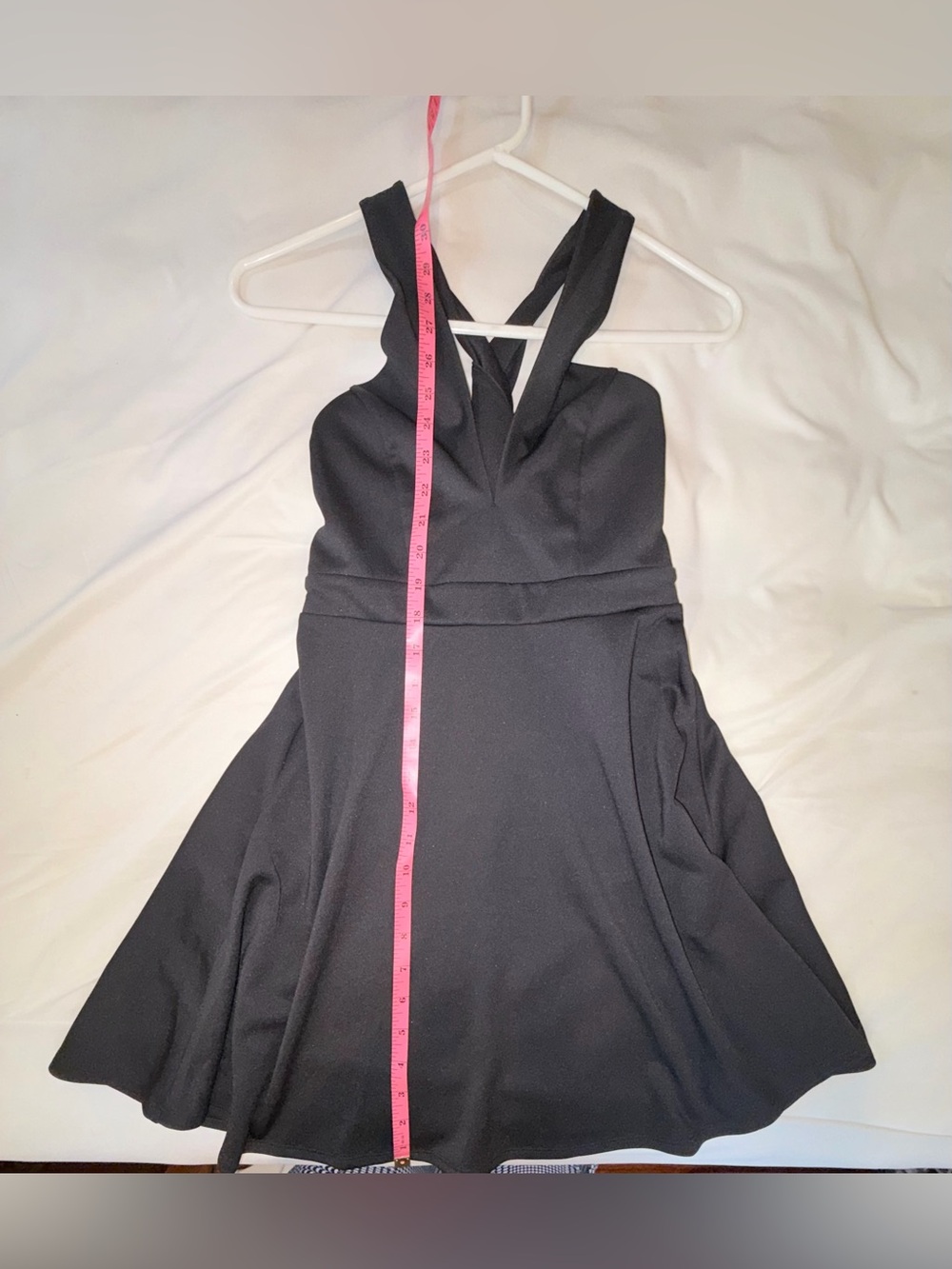 New with Tags Forever 21 Black Fit & Flare Mini Dress - Picture 5 of 7